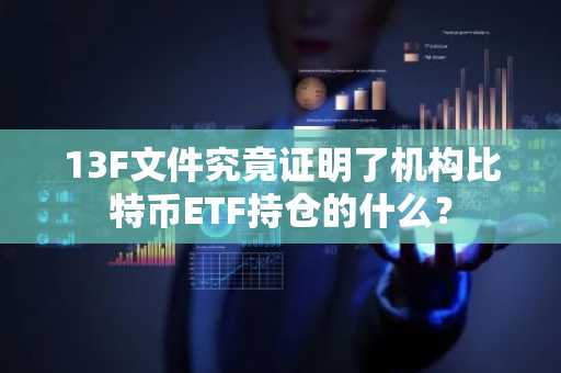 13F文件究竟证明了机构比特币ETF持仓的什么？