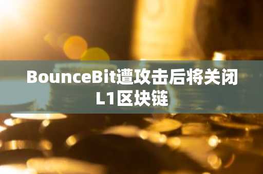 BounceBit遭攻击后将关闭L1区块链