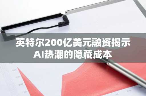 英特尔200亿美元融资揭示AI热潮的隐藏成本