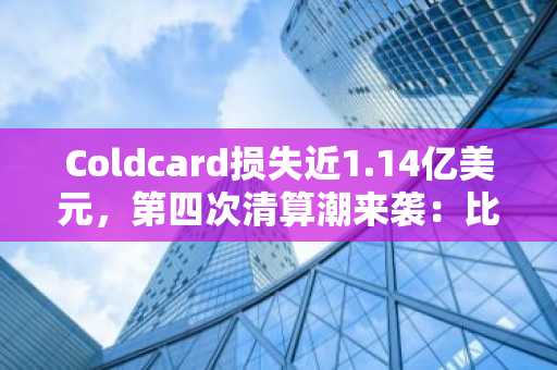 Coldcard损失近1.14亿美元,第四次清算潮来袭:比特币为何逆势上涨?
