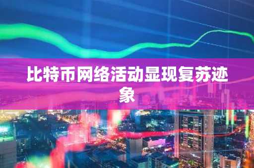 比特币网络活动显现复苏迹象