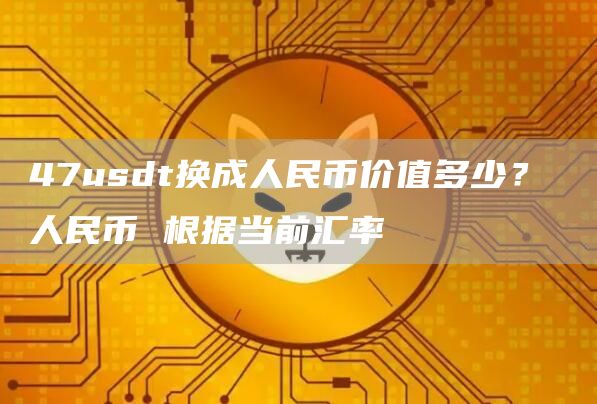 47usdt换成人民币价值多少? 人民币 根据当前汇率