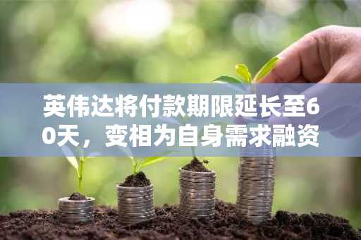 英伟达将付款期限延长至60天,变相为自身需求融资