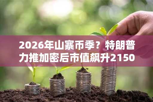 2026年山寨币季?特朗普力推加密后市值飙升2150亿美元