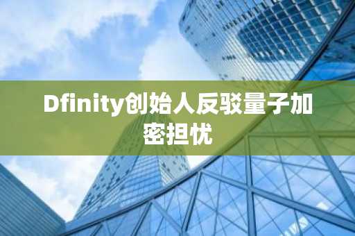 Dfinity创始人反驳量子加密担忧