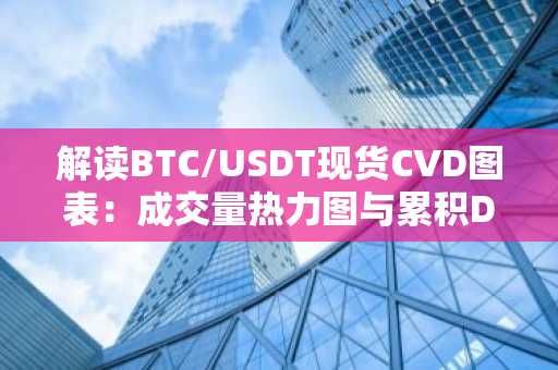 解读BTC/USDT现货CVD图表:成交量热力图与累积Delta如何揭示订单流