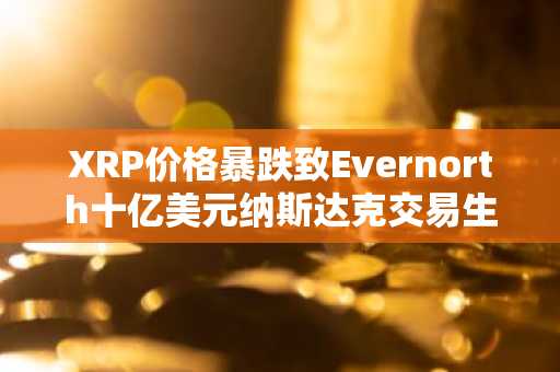 XRP价格暴跌致Evernorth十亿美元纳斯达克交易生变