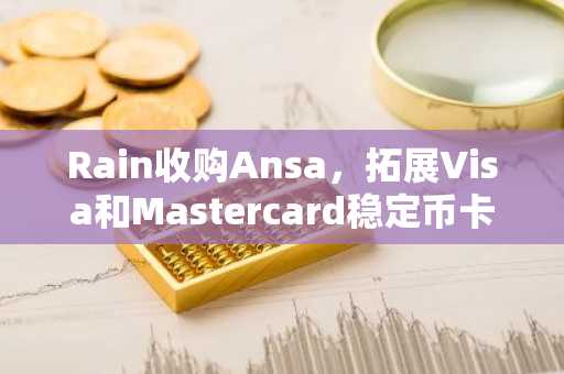 Rain收购Ansa,拓展Visa和Mastercard稳定币卡支付