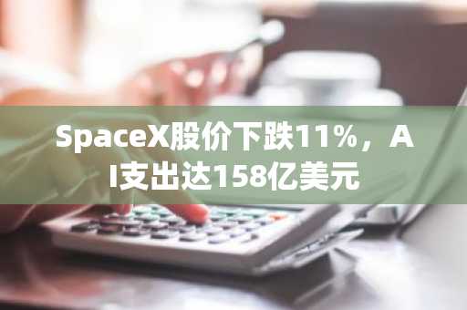 SpaceX股价下跌11%,AI支出达158亿美元