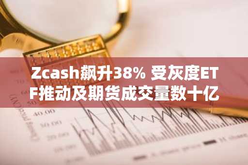 Zcash飙升38% 受灰度ETF推动及期货成交量数十亿影响