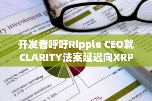 开发者呼吁Ripple CEO就CLARITY法案延迟向XRP社区发表讲话