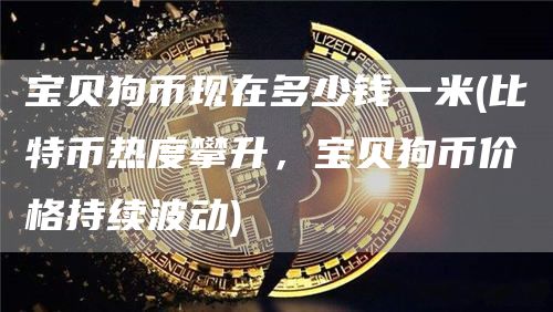 宝贝狗币现在多少钱一米 - 比特币热度攀升,宝贝狗币价格持续波动