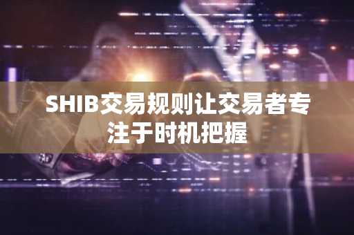 SHIB交易规则让交易者专注于时机把握