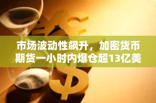 市场波动性飙升，加密货币期货一小时内爆仓超13亿美元