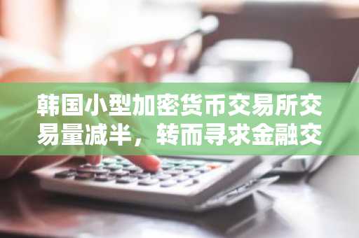 韩国小型加密货币交易所交易量减半，转而寻求金融交易