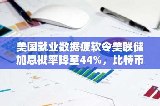 美国就业数据疲软令美联储加息概率降至44%,比特币几无波动