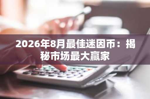 2026年8月最佳迷因币:揭秘市场最大赢家
