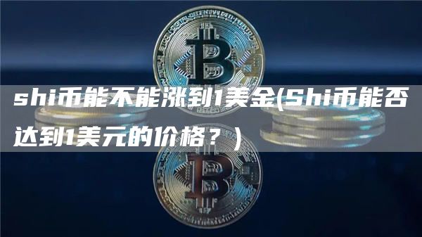 shi币能不能涨到1美金 - Shi币能否达到1美元的价格?