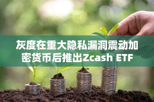 灰度在重大隐私漏洞震动加密货币后推出Zcash ETF