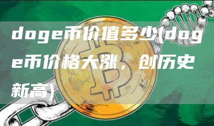 doge币价值多少 - doge币价格大涨,创历史新高