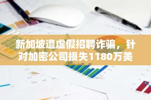 新加坡遭虚假招聘诈骗，针对加密公司损失1180万美元