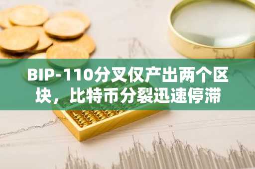 BIP-110分叉仅产出两个区块，比特币分裂迅速停滞