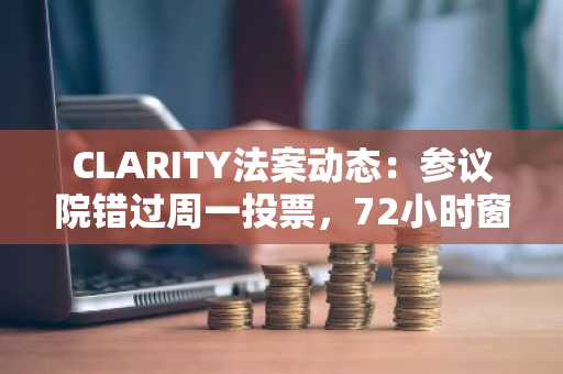 CLARITY法案动态:参议院错过周一投票,72小时窗口期开启