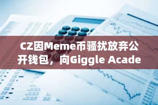 CZ因Meme币骚扰放弃公开钱包,向Giggle Academy捐赠96万美元