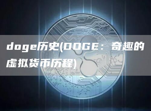 doge历史 - DOGE:奇趣的虚拟货币历程