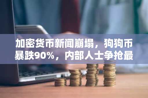 加密货币新闻崩塌，狗狗币暴跌90%，内部人士争抢最后入场机会