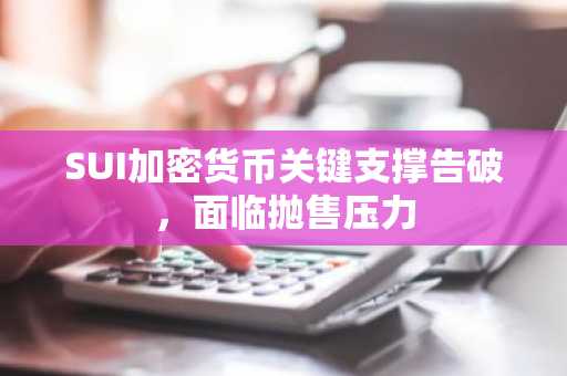 SUI加密货币关键支撑告破，面临抛售压力