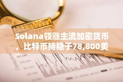 Solana领涨主流加密货币，比特币持稳于78,800美元附近