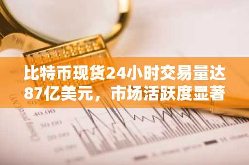 比特币现货24小时交易量达87亿美元,市场活跃度显著提升