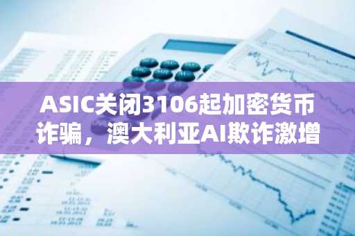 ASIC关闭3106起加密货币诈骗，澳大利亚AI欺诈激增