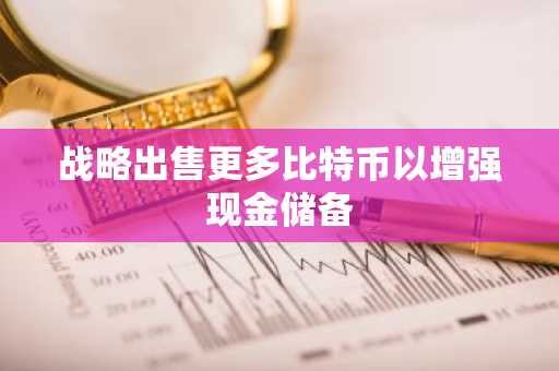 战略出售更多比特币以增强现金储备