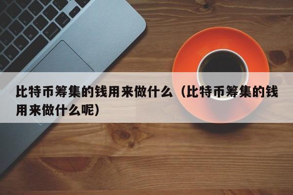 比特币筹集的钱用来做什么（比特币筹集的钱用来做什么呢）