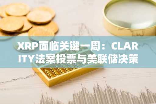 XRP面临关键一周：CLARITY法案投票与美联储决策悬于1.36美元价格水平之上