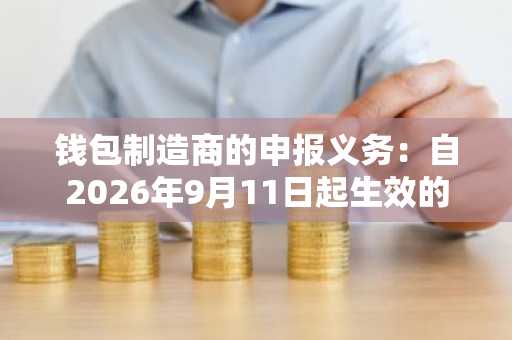 钱包制造商的申报义务：自2026年9月11日起生效的规定