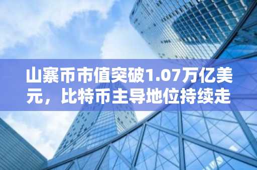 山寨币市值突破1.07万亿美元，比特币主导地位持续走弱