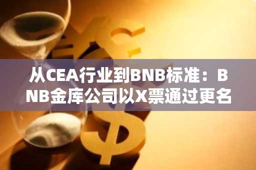 从CEA行业到BNB标准：BNB金库公司以X票通过更名决议