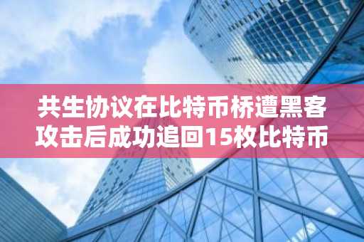 共生协议在比特币桥遭黑客攻击后成功追回15枚比特币