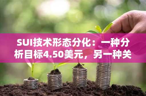 SUI技术形态分化：一种分析目标4.50美元，另一种关注0.67美元支撑位