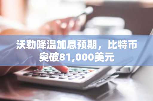 沃勒降温加息预期，比特币突破81,000美元