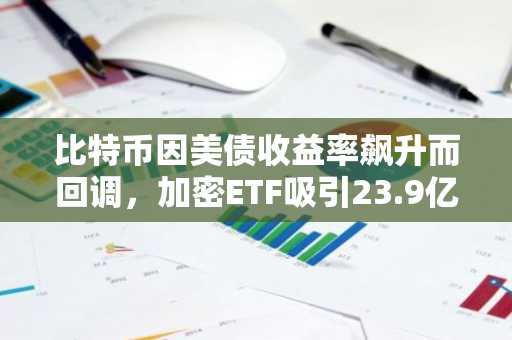 比特币因美债收益率飙升而回调，加密ETF吸引23.9亿美元资金流入