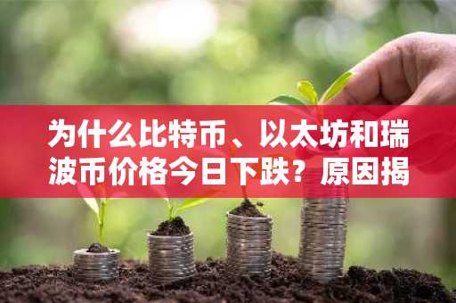为什么比特币、以太坊和瑞波币价格今日下跌？原因揭秘