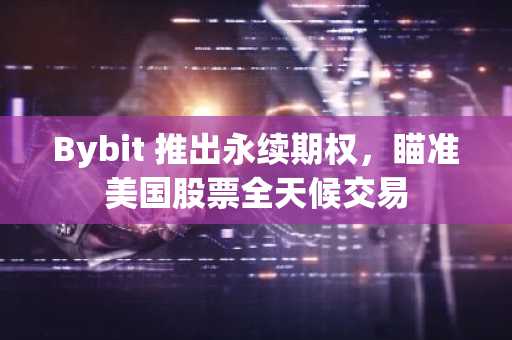 Bybit 推出永续期权，瞄准美国股票全天候交易