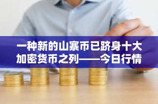 一种新的山寨币已跻身十大加密货币之列——今日行情反弹引发大规模清算潮