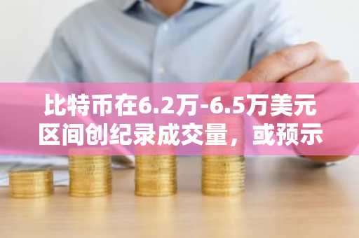 比特币在6.2万-6.5万美元区间创纪录成交量，或预示强劲支撑区域