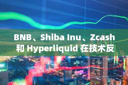 BNB、Shiba Inu、Zcash 和 Hyperliquid 在技术反弹后瞄准新高
