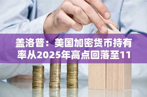 盖洛普：美国加密货币持有率从2025年高点回落至11%